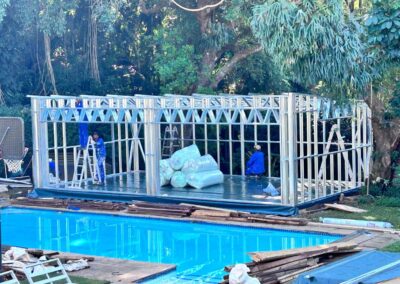 Light steel frame building